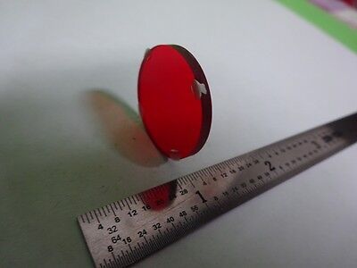 OPTICAL FILTER RED OPTICS AS IS BIN#72-66