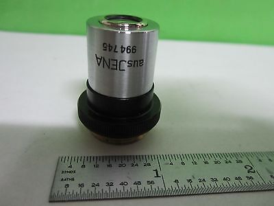 OBJECTIVE AUS JENA GERMANY 6.3X ACHROMAT MICROSCOPE OPTICS AS IS BIN#T5-61