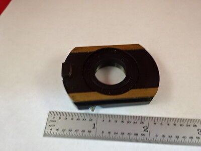 MICROSCOPE PART ZEISS POLARIZER OBJECTIVE HOLDER POL OPTICS AS IS #X6-B-11