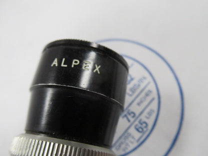 RARE  LENS ALPEX OCULAR EYEPIECE ANTIQUE OPTICS LENS AS PICTURED &W7-B-75