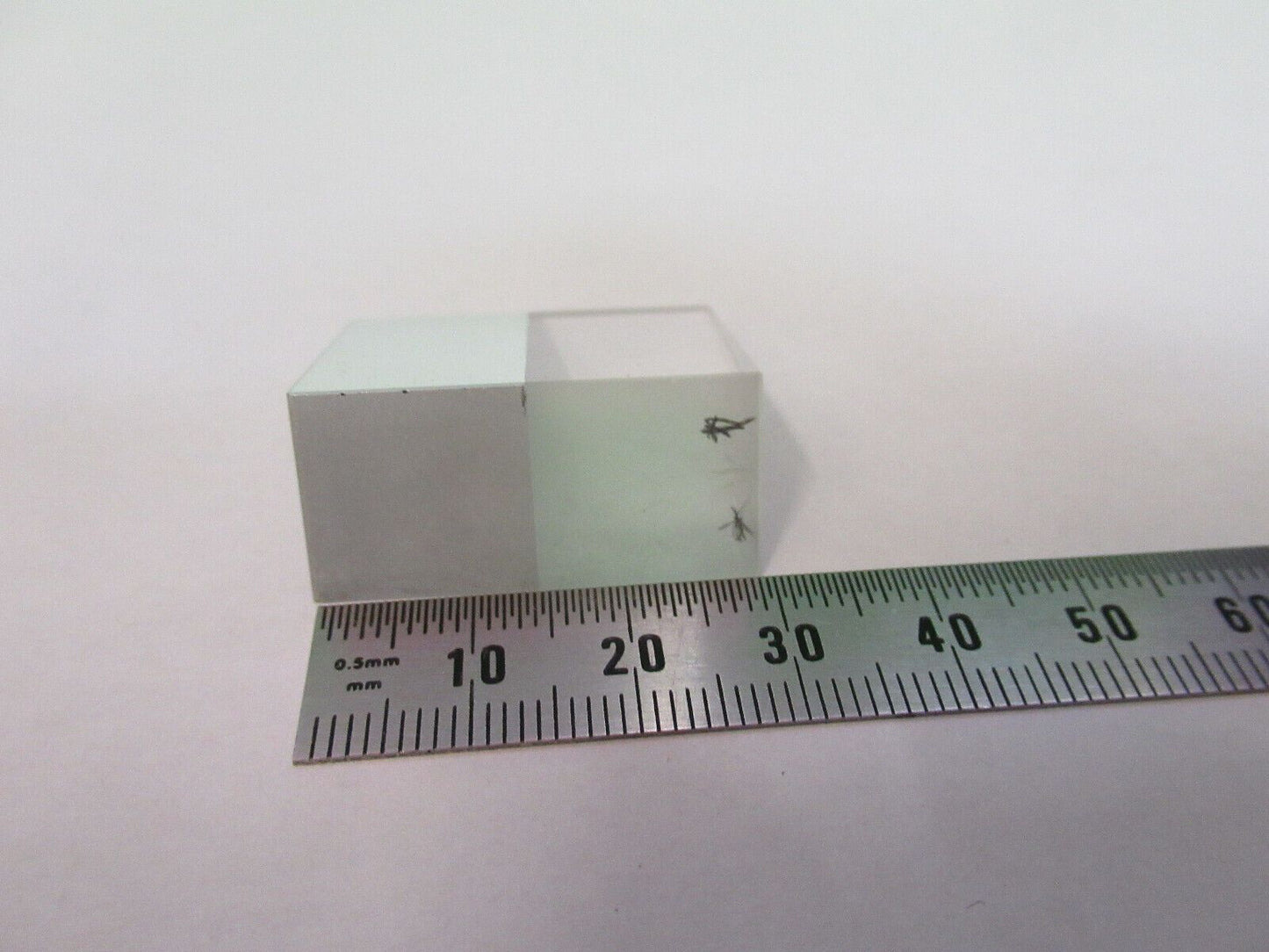 OPTICAL glass prism half mirror OPTICS AS PICTURED &W5-B-85