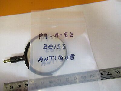 ANTIQUE CARL ZEISS JENA BRASS MIRROR OPTICS MICROSCOPE PART AS PICTURED P9-A-52