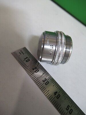 LEITZ WETZLAR OBJECTIVE 3.5X /170 OPTICS MICROSCOPE PART as pictured R9-A-18