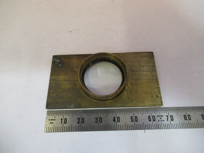 ANTIQUE BRASS WATSON UK STAGE LENS OPTICS MICROSCOPE PART AS PICTURED &Q3-B-43