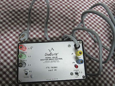 UNIBLITZ MODEL 100-2B SHUTTER DRIVE CONTROL AS IS for optics laser BIN-3B