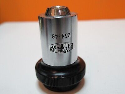 OLYMPUS 10X OBJECTIVE OPTICS MICROSCOPE PART AS PICTURED &FT-5-20