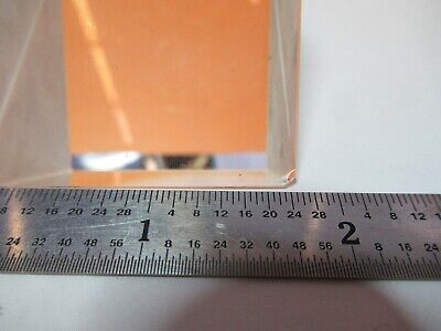 LARGE OPTICAL GLASS PRISM LASER OPTICS AS PICTURED &W8-A-34