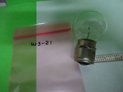 MICROSCOPE PART NIKON LAMP BULB 10V 70W JAPAN OPTICS AS IS  BIN#W3-21