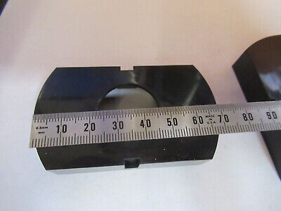 LOT 3 ea  PLASTIC EMPTY SLIDE OLYMPUS JAPAN MICROSCOPE PART AS PICTURED P3-A-115