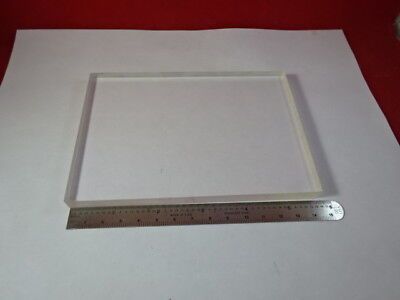 OPTICAL FUSED SILICA GLASS THICK PLATE OPTICS AS IS #91-103