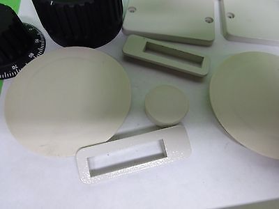 MICROSCOPE PART LOT PLASTIC COVERS LEICA DMR DMRM GERMANY AS IS BIN#P7-E-93