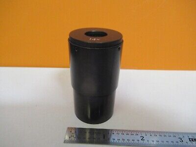 OPTICAL EYEPIECE OCULAR 14X COATED MICROSCOPE PART OPTICS AS PICTURED &8M-A-36