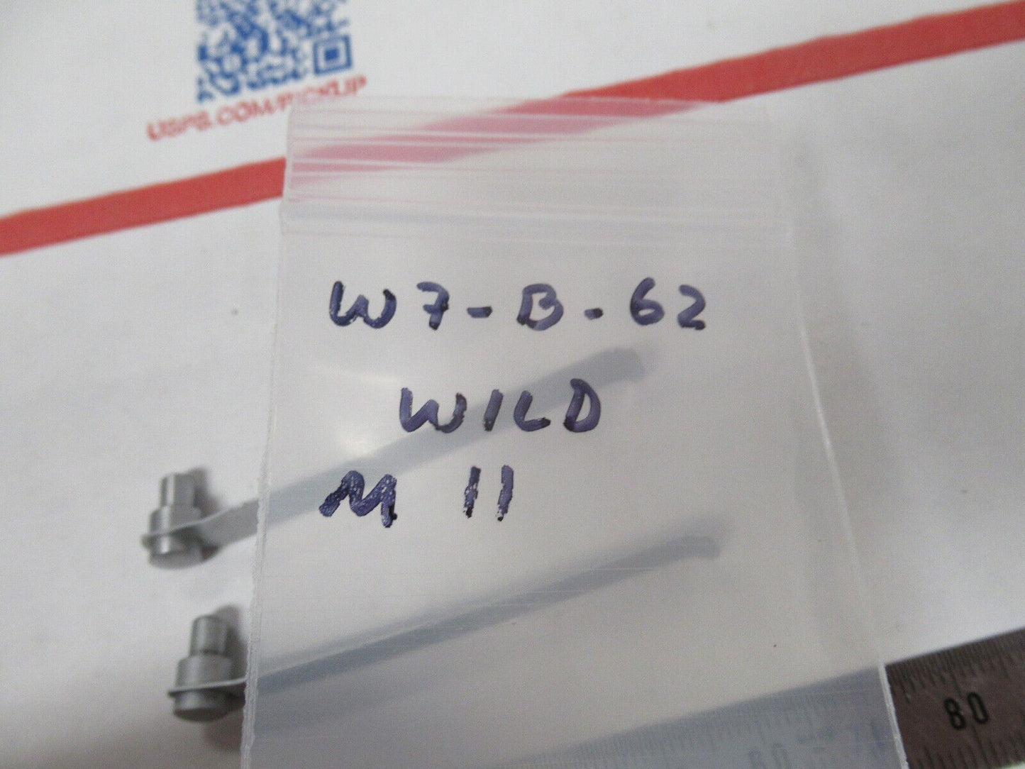 WILD HEERBRUGG SWISS PAIR CLIPS M11 MICROSCOPE PART AS PICTURED &W7-B-62