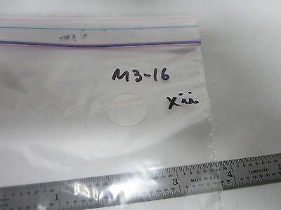 SAPPHIRE ROUND BLANK WAFER LASER OPTICS AS IS BIN#M3-16