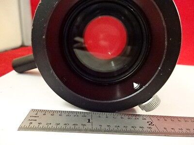 MICROSCOPE PART LENS FILTER ADAPTER ATTACHMENT UNKNOWN MAKER OPTICS AS IS #AM-24