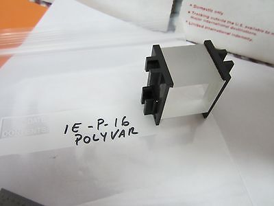 LEICA REICHERT POLYVAR MICROSCOPE BEAM SPLITTER PRISM OPTICS BIN#1E-P-16