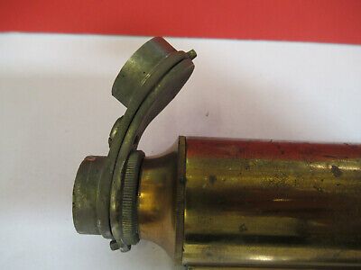 ANTIQUE BAUSCH LOMB BRASS TUBUS EXT nosepiece MICROSCOPE PART AS PIC mB7-A-25