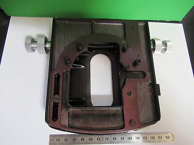 STAGE TABLE WILD HEERBRUGG SWISS M20 MICROSCOPE PART AS PICTURED R9-A-51