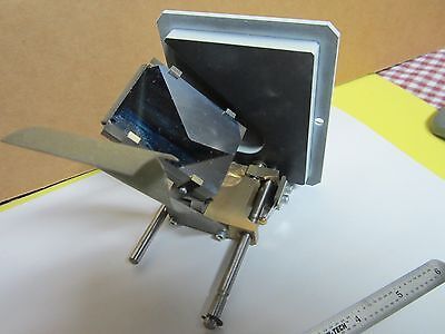 POLYVAR LEICA REICHERT MIRROR ASSEMBLY MICROSCOPE OPTICS AS IS BIN#G4-48