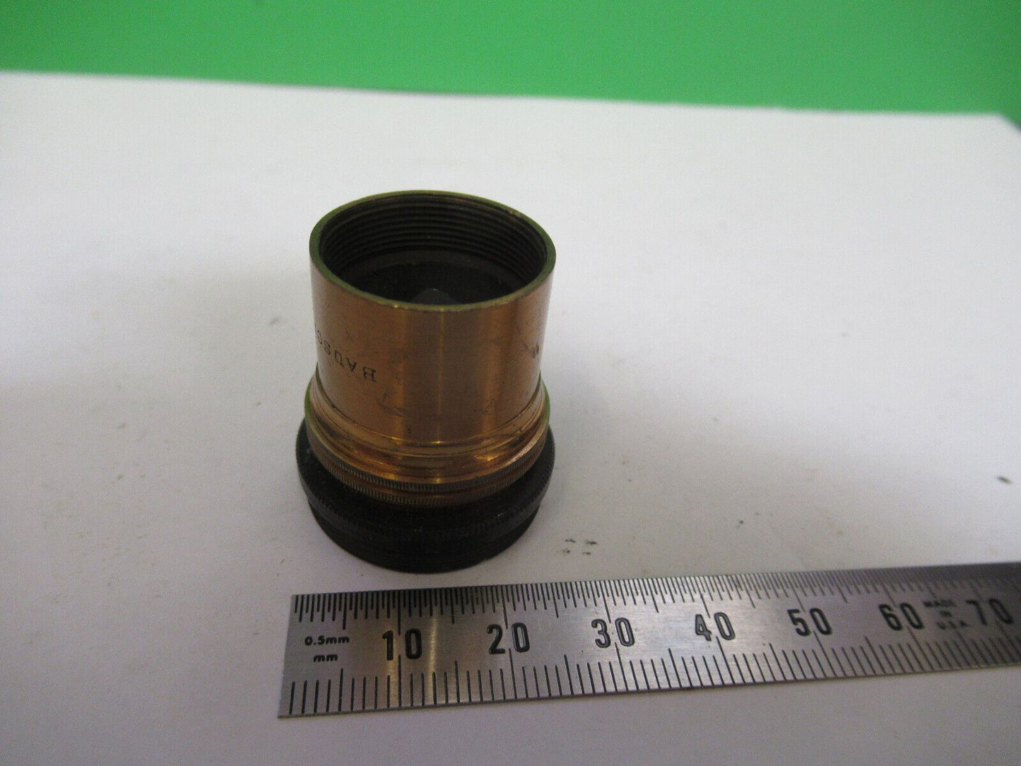 ANTIQUE BRASS BAUSCH LOMB POL POLARIZER MICROSCOPE PART AS PICTURED &83-FT-09