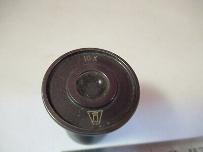 VICKERS ENGLAND UK EYEPIECE 10X OCULAR OPTICS MICROSCOPE PART AS PICTURED &13-86