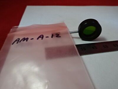 MOUNTED GREEN FILTER OPTICAL OPTICS AS PICTURED &AM-A-12