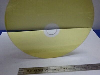 COATED ROUND GLASS DISC HARD DRIVE TEST OPTICAL OPTICS AS PICTURED &83-40