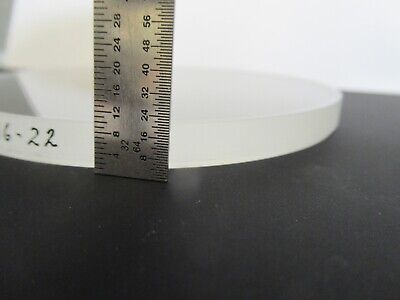 OPTICAL BK7 GLASS ROUND WINDOW PLATE 4.00" DIAMETER OPTICS AS PICTURED FT-1-A-68