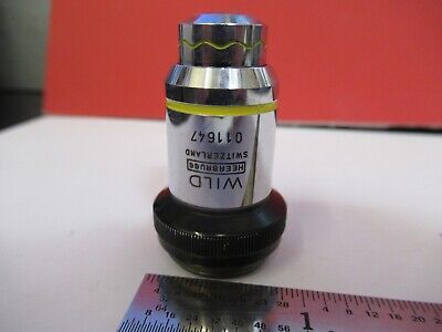 WILD HEERBRUGG OBJECTIVE FLUOR HI 50X PH MICROSCOPE PART AS PICTURED &A9-A-102