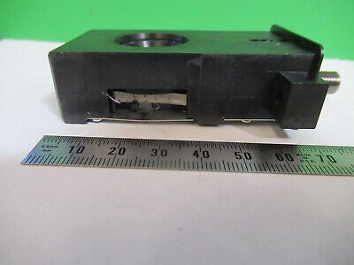 UNKNOWN IRIS DIAPHRAGM SLIDE MICROSCOPE PART AS PICTURED &Q9-A-137