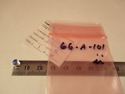 OPTICAL CORNING PL-CX LENS COATED LASER OPTICS AS PICTURED &66-A-101