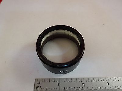 MICROSCOPE PART STEREO OBJECTIVE 0.5X WD177 SZ-LA-05  OPTICS AS IS BIN#N2-E-23