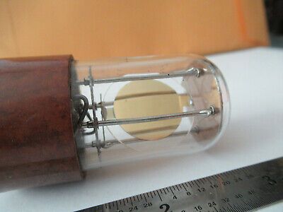 ANTIQUE QUARTZ CRYSTAL BLILEY 1 MHz RARE GLASS HOLDER FREQUENCY CONTROL #F3-A-04