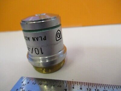 AO CAT 1019 OBJECTIVE PLAN ACHRO MICROSCOPE PART OPTICS AS PICTURED &85-B-67