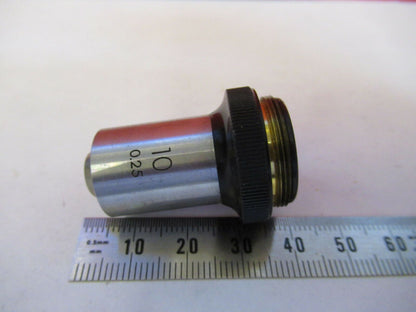 OLYMPUS JAPAN 10X OBJECTIVE LENS MICROSCOPE PART AS PICTURED &8Z-A-16