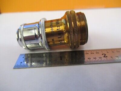 ANTIQUE LEITZ WETZLAR 92X APO OBJECTIVE OPTICS MICROSCOPE PART AS PIC &85-B-51