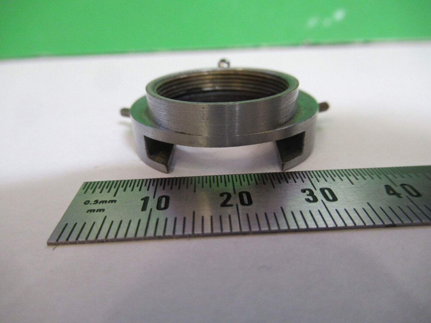 CENTERING POL OBJECTIVE CLAMP LEITZ  POL MICROSCOPE PART AS PICTURED Q7-A-31