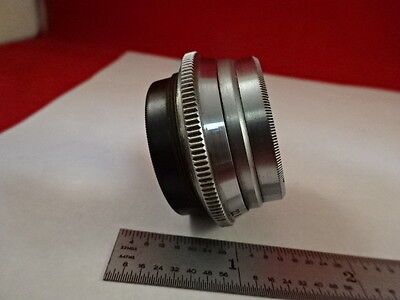 MICROSCOPE PART TESSAR BAUSCH LOMB OBJECTIVE LENS 72 mm OPTICS AS IS #Y7-H-95