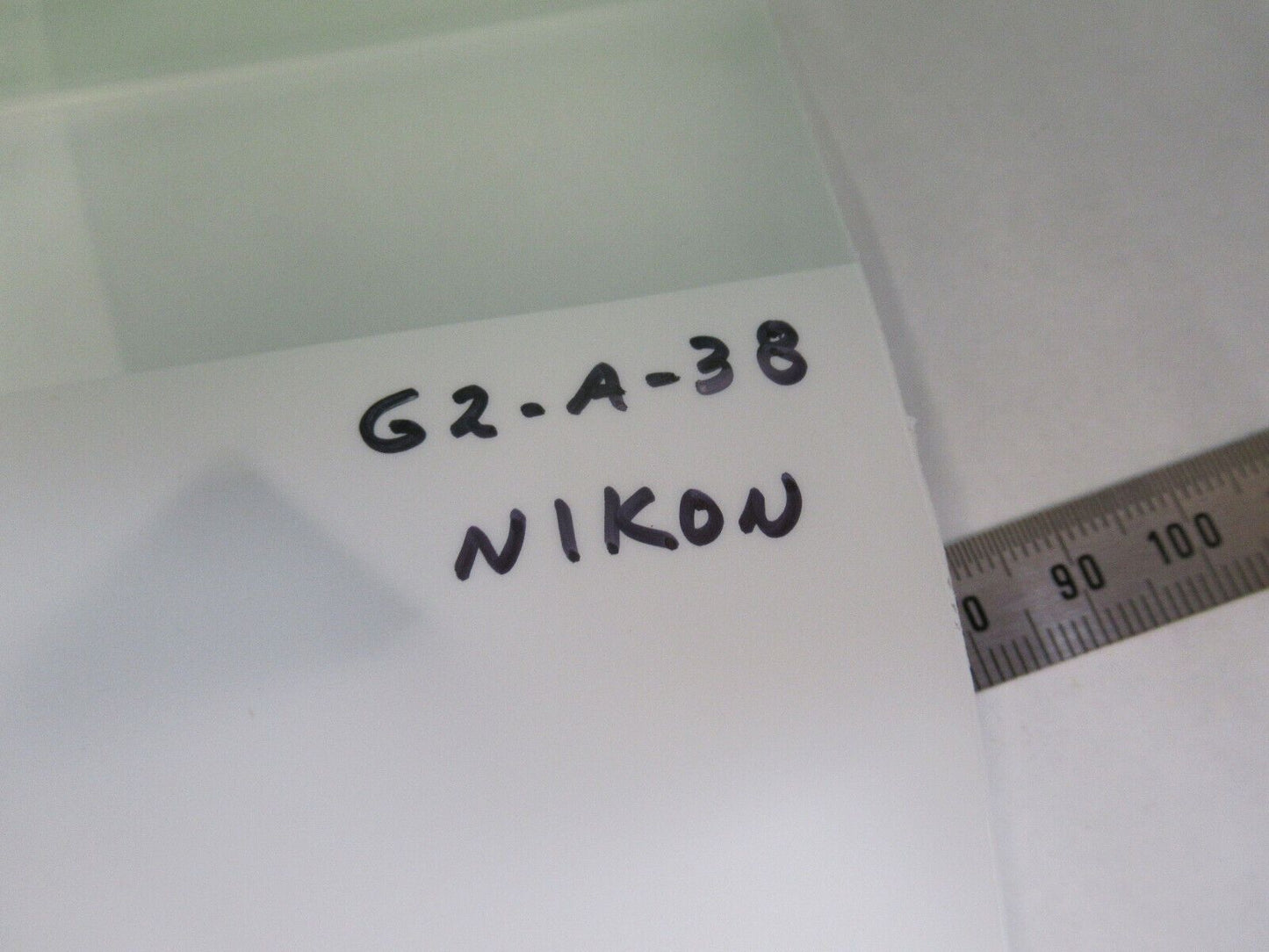 NIKON JAPAN HEAD GLASS PRISM OPTICS MICROSCOPE PART AS PICTURED &G2-A-38