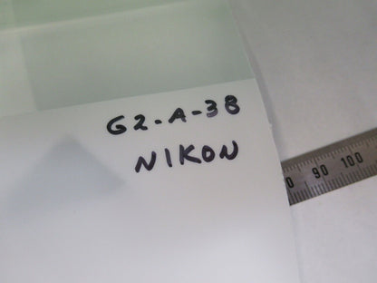 NIKON JAPAN HEAD GLASS PRISM OPTICS MICROSCOPE PART AS PICTURED &G2-A-38