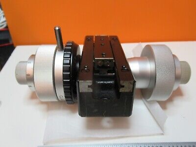 NIKON JAPAN MICROMETER STAGE KNOBS MICROSCOPE PART AS PICTURED #FT-5-04