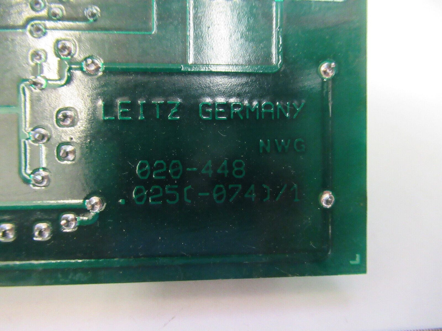 LEITZ GERMANY ERGOLUX CIRCUIT BOARD MICROSCOPE PART AS PICTURED &R2-B-87