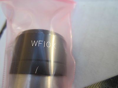 For Parts OPTICAL MICROSCOPE EYEPIECE [scratches] WF 10X OPTICS DWR#02