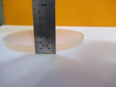 OPTICAL BK7 GLASSROUND PL-CC CENTRE LENS MIL-SPEC OPTICS AS PICTURED &27-B-11