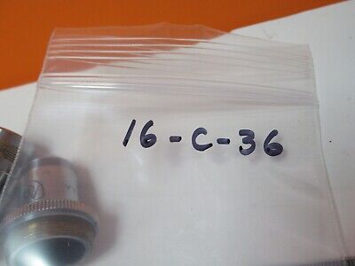 PAIR SPENCER OBJECTIVE LENS 43X 10X OPTICS for MICROSCOPE AS PICTURED &16-C-36