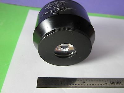 MICROSCOPE AUS JENA GERMANY MIRROR OBJECTIVE PLAN ACHROMAT 40X RARE OPTICS BN#34