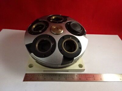 ZEISS GERMANY NOSEPIECE MICROSCOPE PART WITHOUT OPTICS AS IS &4B-A-07