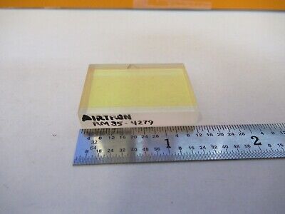 OPTICAL FLAT COATED RECTANGLE OPTICS AS PICTURED &3K-A-14