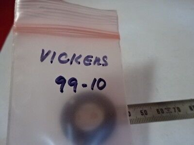 VICKERS ENGLAND MOUNTED LENS OPTICS MICROSCOPE PART AS IS &99-10