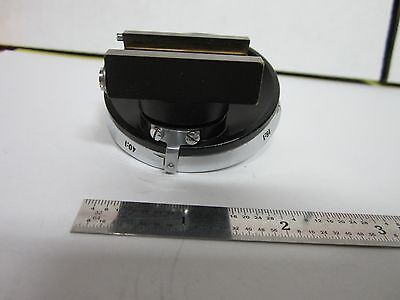 MICROSCOPE PART REICHERT AUSTRIA NOSEPIECE OPTICS AS IS BIN#M7-R-18